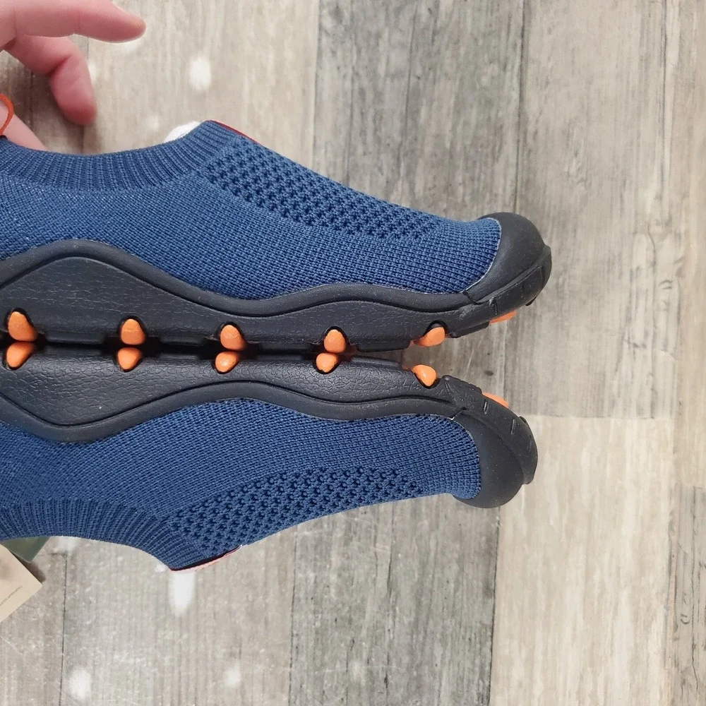 Kamik‎ Harrow Toddler Shoes Sz 12 Casual Slip On Round Toe Navy Blue Sneakers